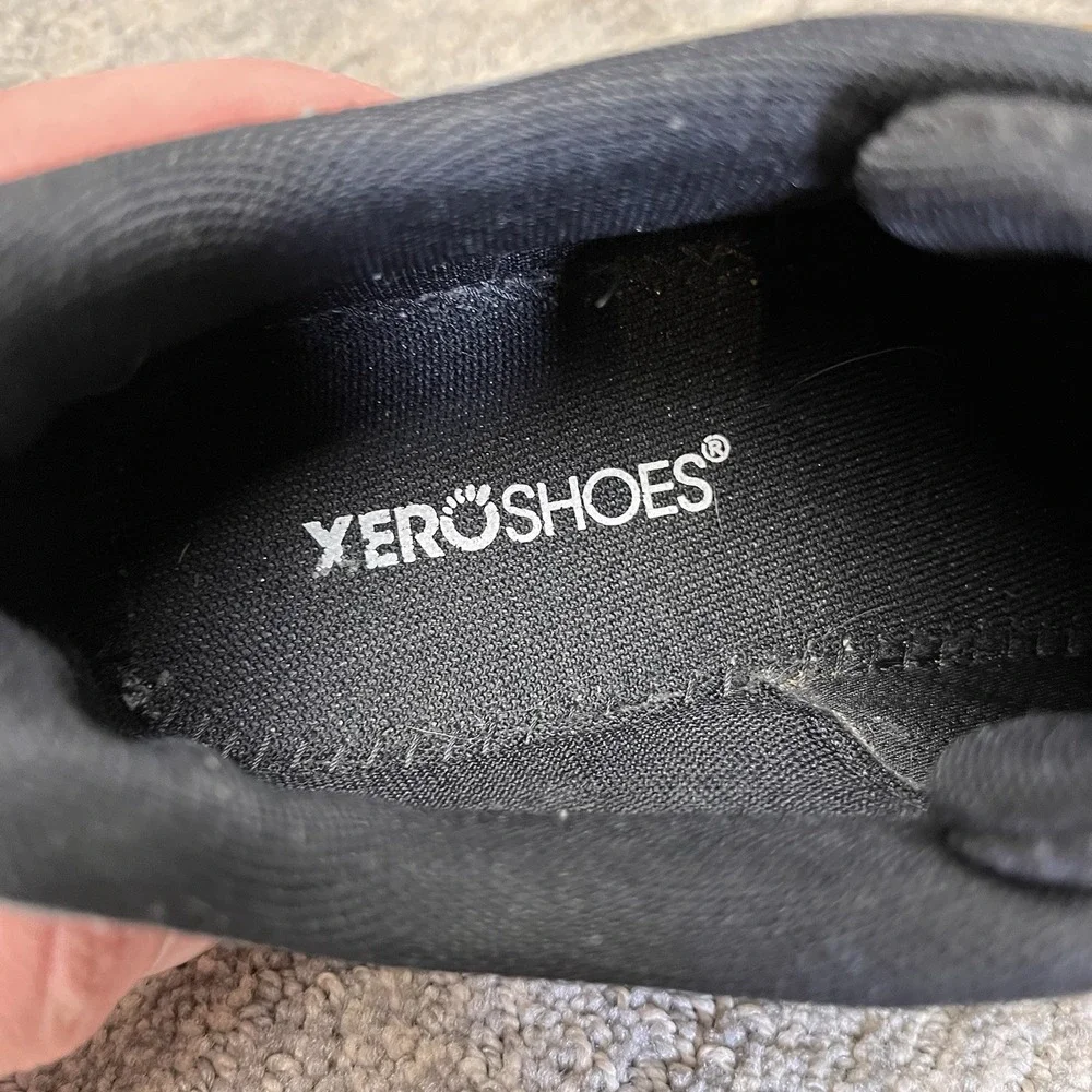 Xero Shoes HFS II Womens Size 9 Black Gray Barefoot Minimalist Running Shoes Gym